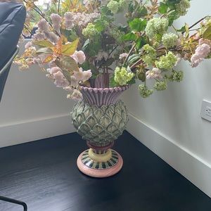 Mackenzie Childs 18inch vase.